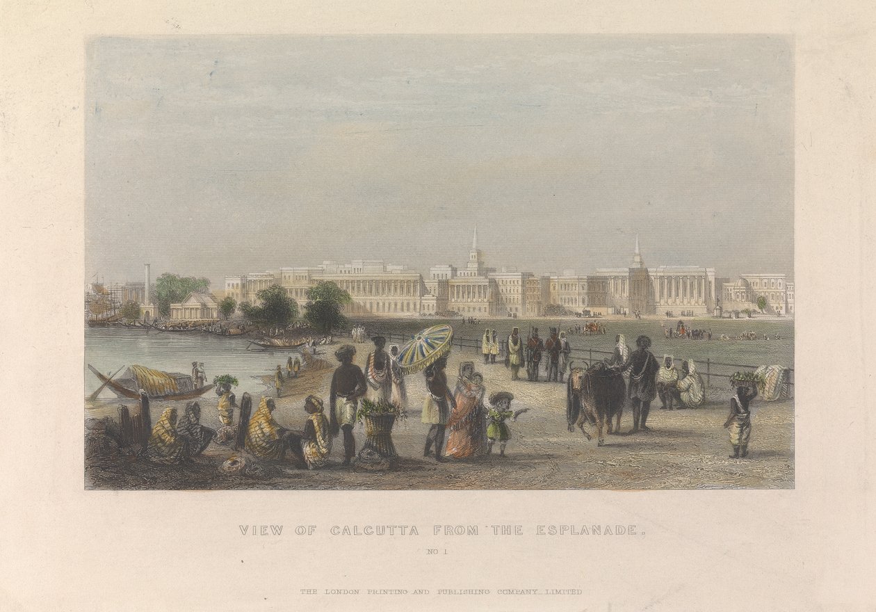 View of Calcutta from the Esplanade, No. 1 by Unknown artist