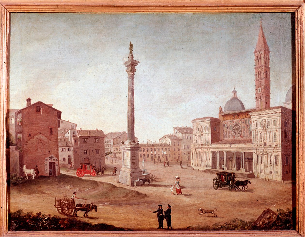 View of the Basilica of Santa Maria Maggiore in Rome by Unknown artist