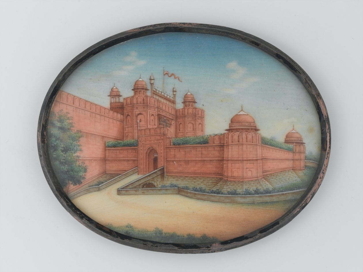 View of the Red Fort, Delhi, circa 1850 by Unknown artist