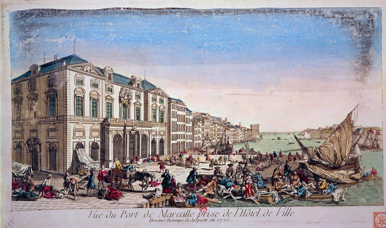 View of the Port of Marseille by Unknown artist