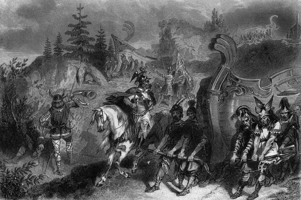 Vikings fleet transported to Earth. in 