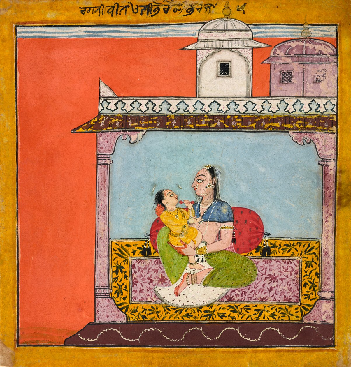 Vilaval Ragini, from a Ragamala by Unknown artist
