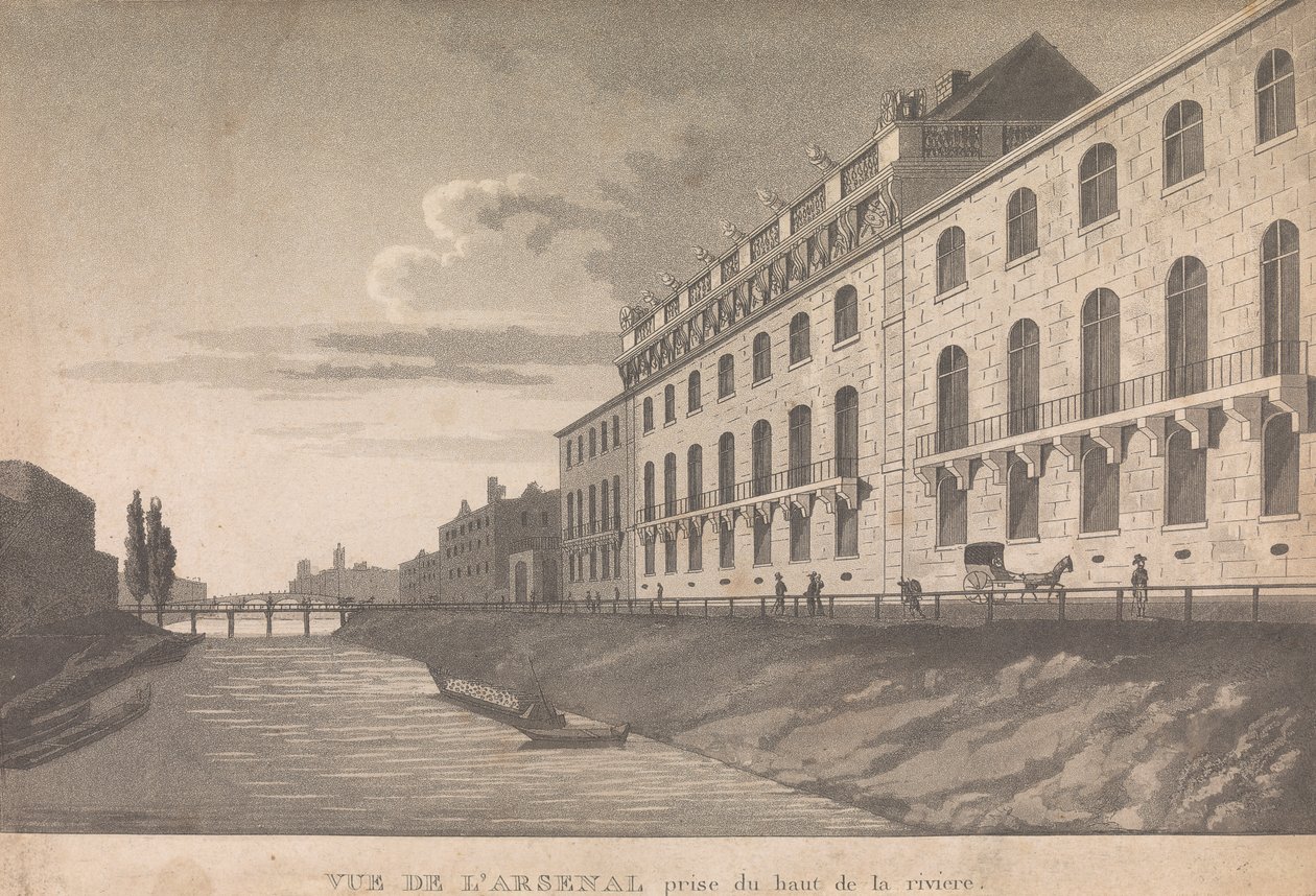 View of the Arsenal from the River; Page 10 (Volume One) by Unknown artist