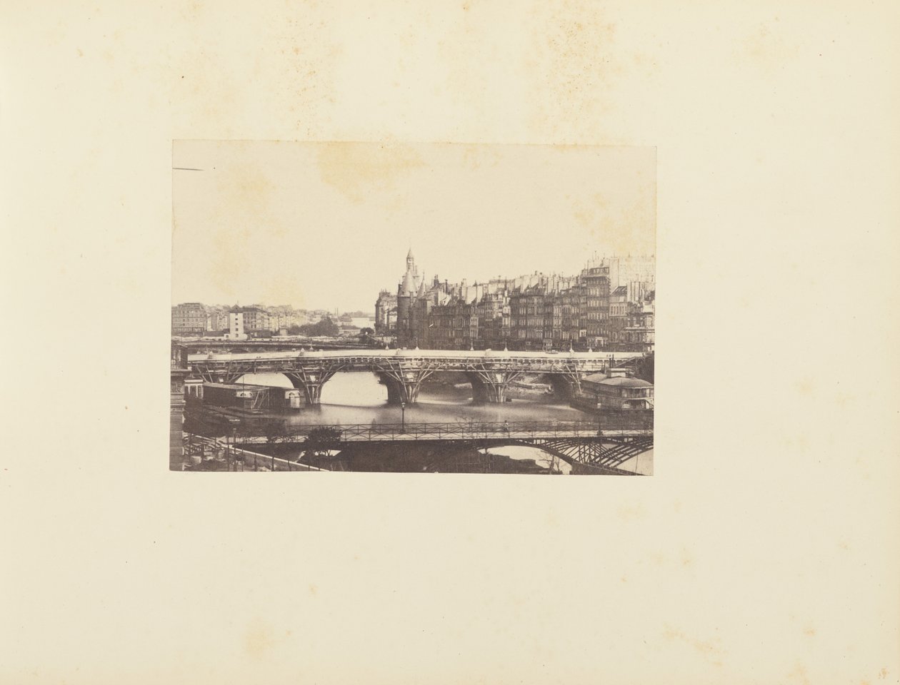 View Taken from the Pont des Arts in Paris by Unknown artist