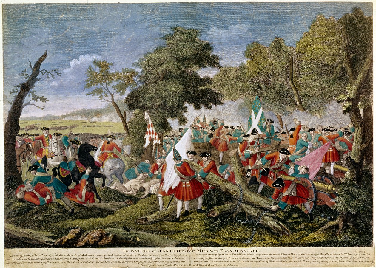 View of the Battle of Malplaquet by Unknown artist