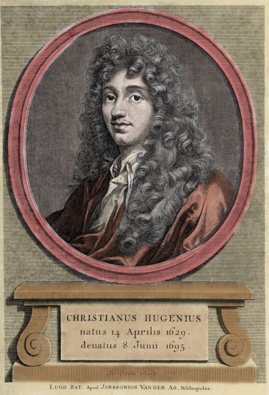 Portrait of Christiaan Huygens, Dutch physicist and mathematician by Unknown artist
