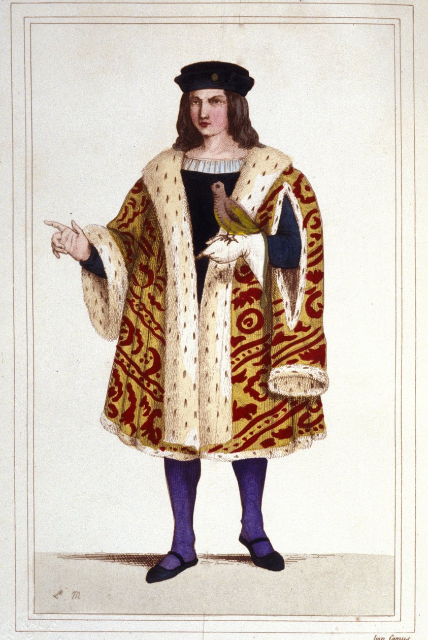 Portrait of Guillaume de Montmorency (ca. 1453 - 1531). Engraving of 1830. by Unknown artist