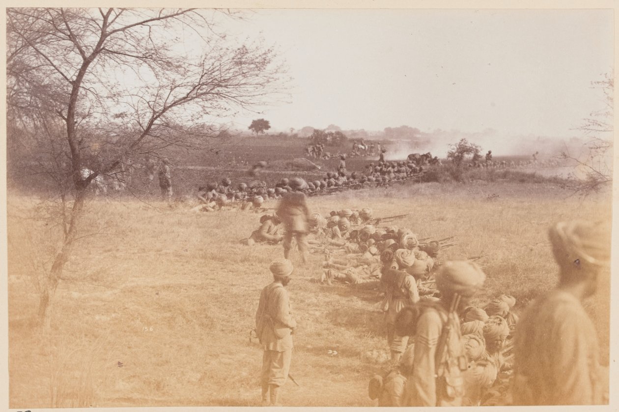 14th Sikhs in Action, Delhi Camp of Exercise by Unknown photographer