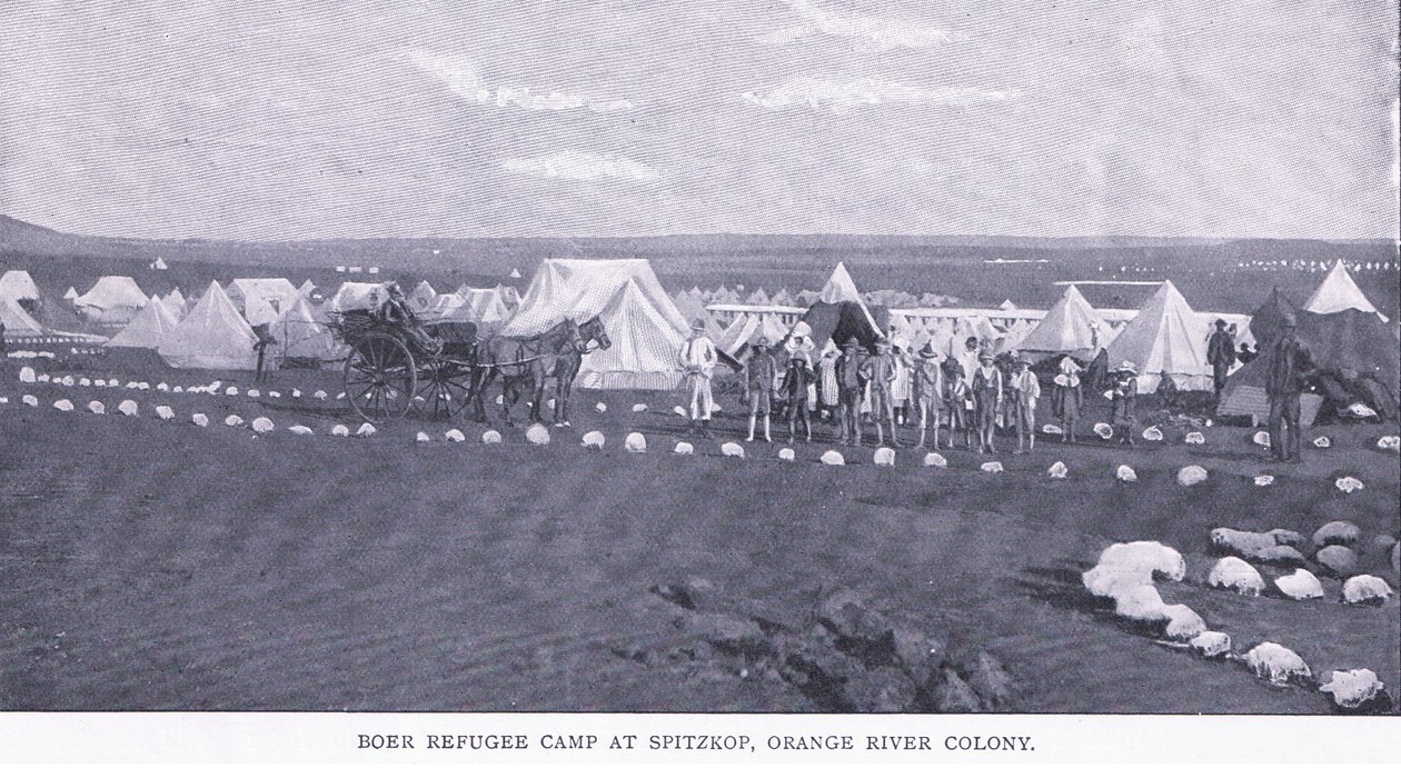 Boer Refugee Camp at Spitzkop, Orange River Colony, from After Pretoria: The Guerilla War Published by Harmsworth Bros Limited by Unknown photographer