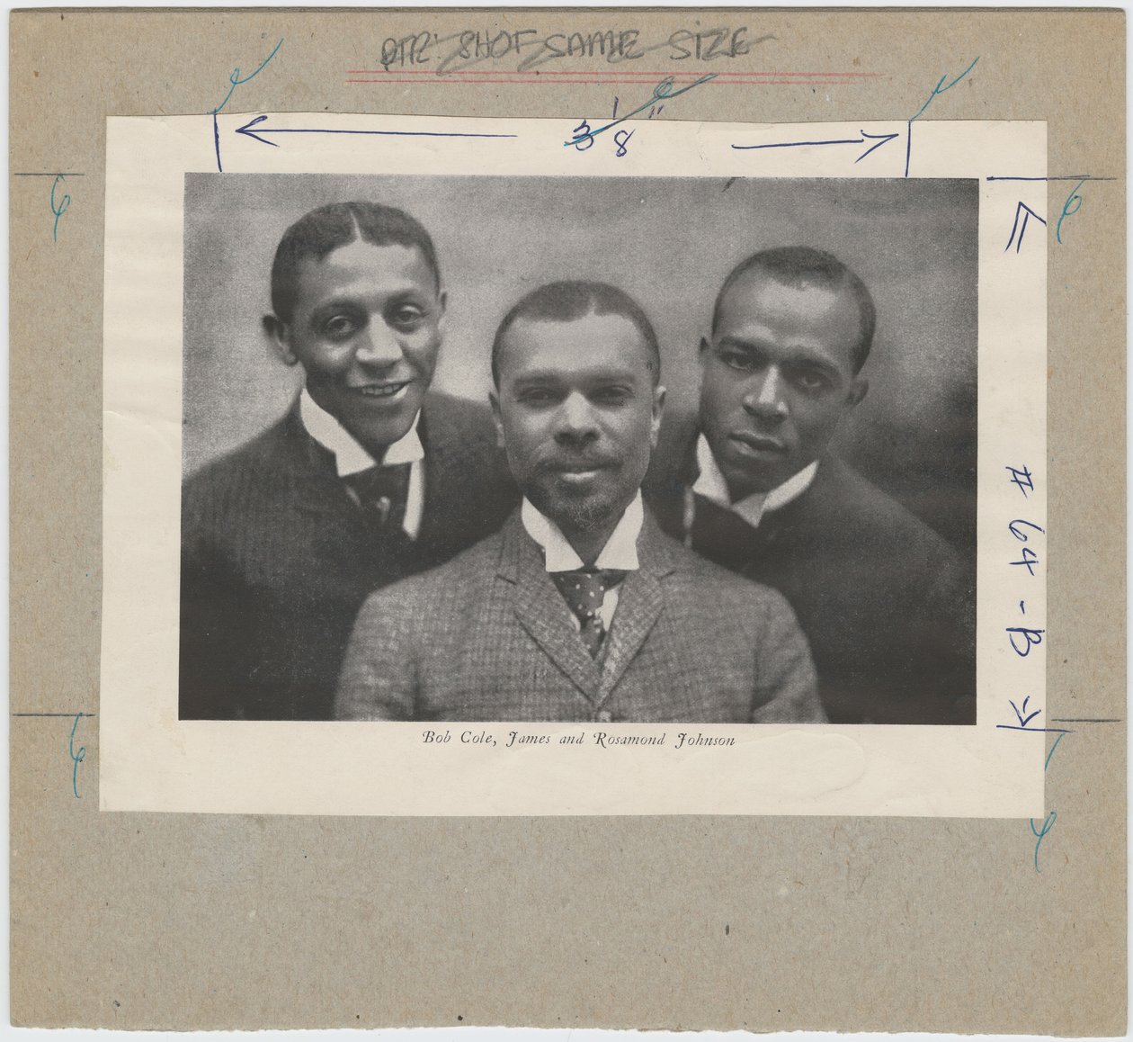 Cole, Johnson, and Johnson by Unknown photographer