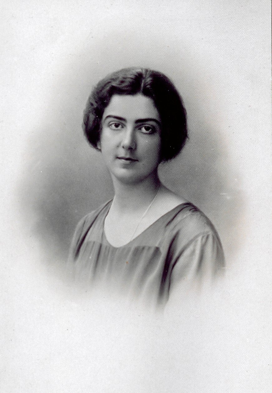 Half-Length Portrait of Princess Jolanda of Savoy, Smiling on Her Wedding Day by Unknown photographer