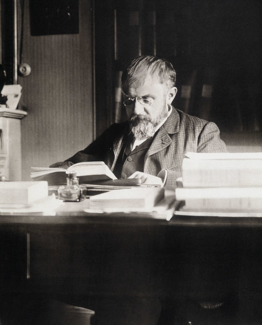 Henri Poincaré at His Work Table - Bibl. de l