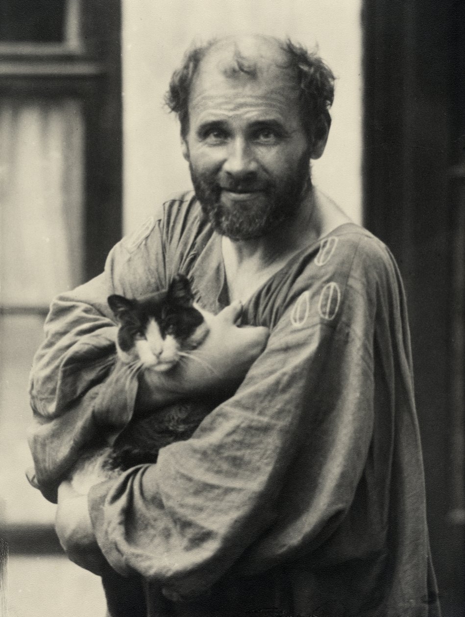 Gustav Klimt by Unknown photographer