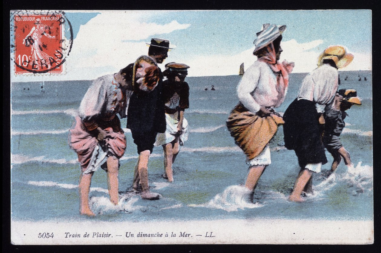 Pleasure Train: A Sunday at the Sea by Unknown photographer