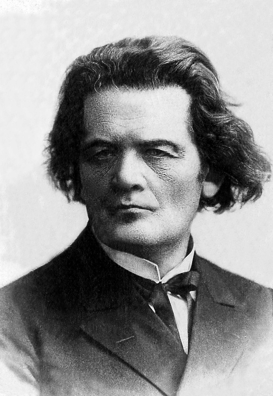 Portrait of Anton Rubinstein (1829-1894), Russian pianist and composer by Unknown photographer