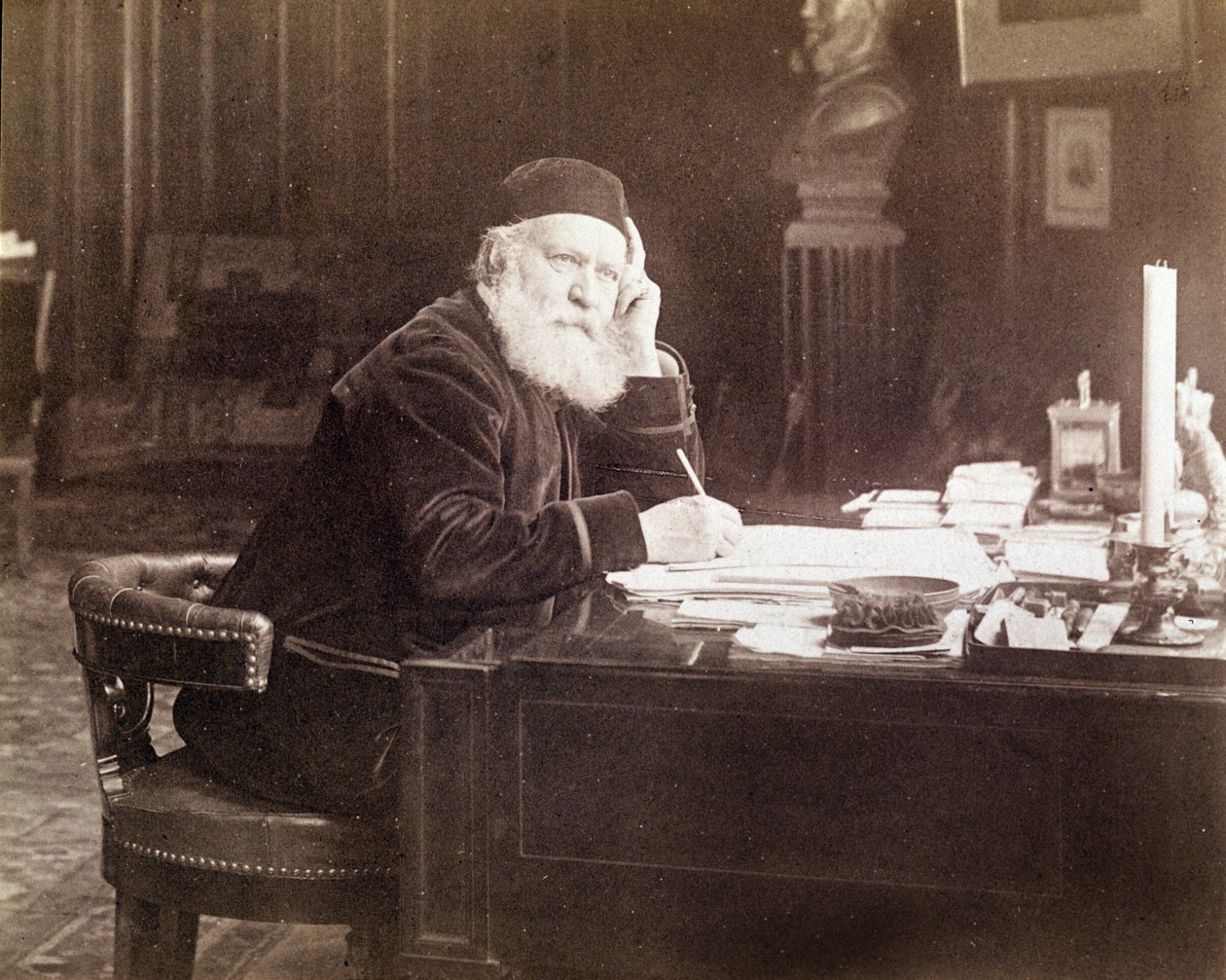 Portrait of Charles Gounod (1818 - 1893), French composer by Unknown photographer