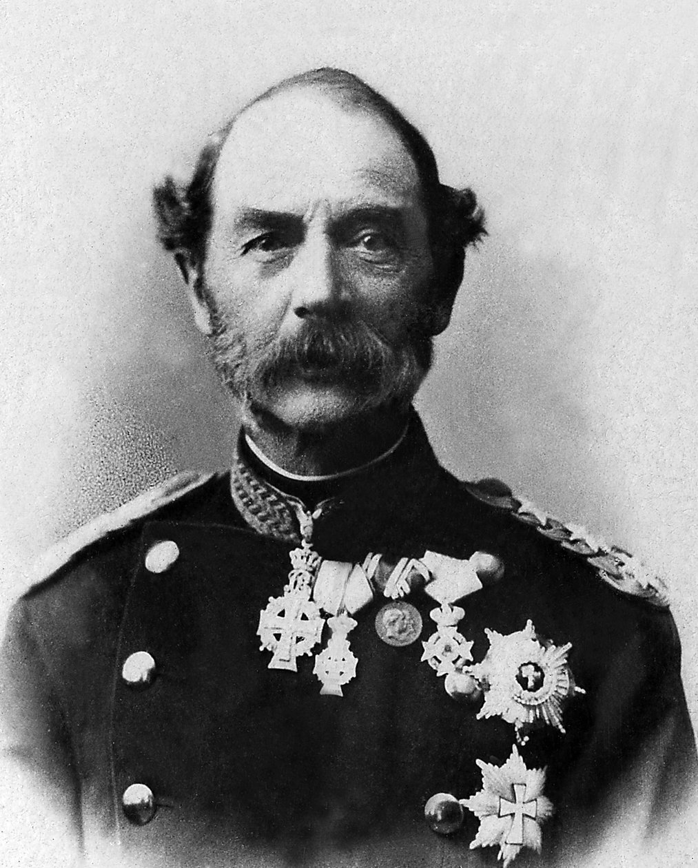 Portrait of Christian IX, King of Denmark. by Unknown photographer