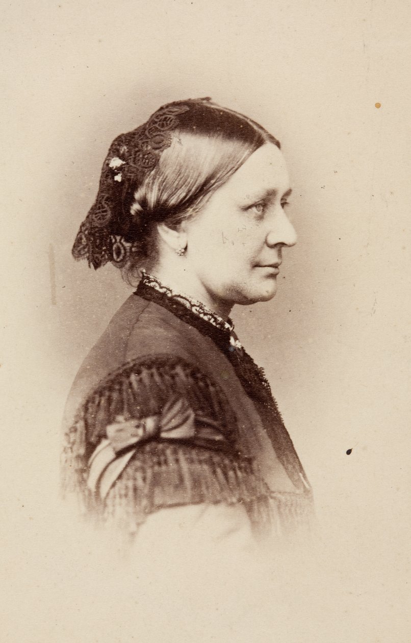 Portrait of Clara Schumann by Unknown photographer