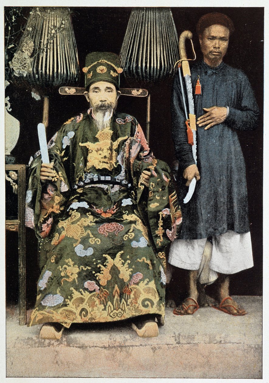 Portrait of Kinh Luoc (Vice King) of Tonkin by Unknown photographer