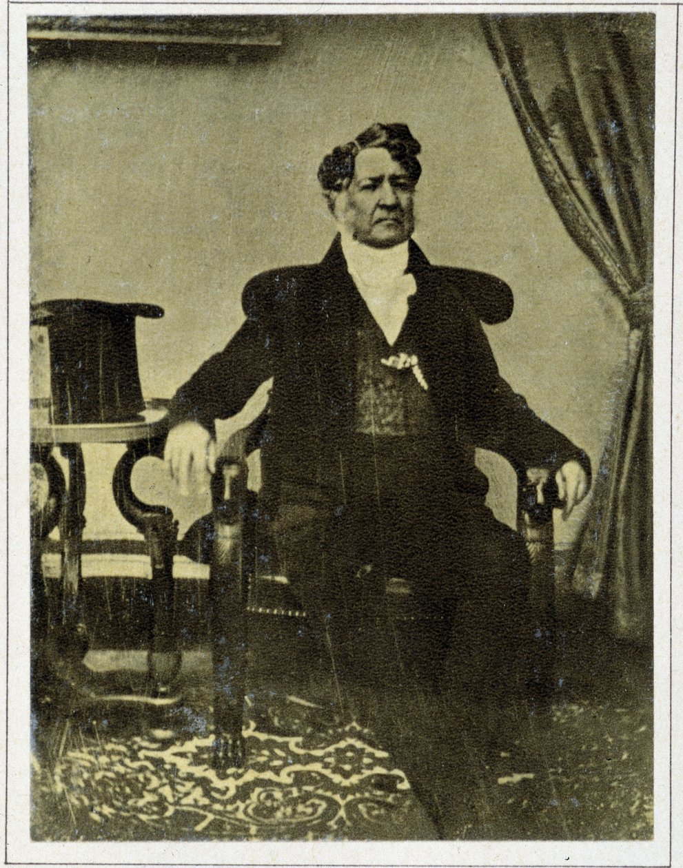 Portrait of Louis Philippe I (1773 - 1850) in 1845 by Unknown photographer