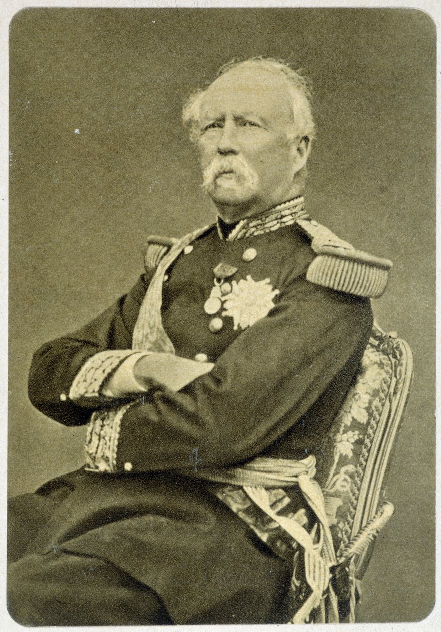 Portrait of Mac Mahon between 1865 and 1875. by Unknown photographer