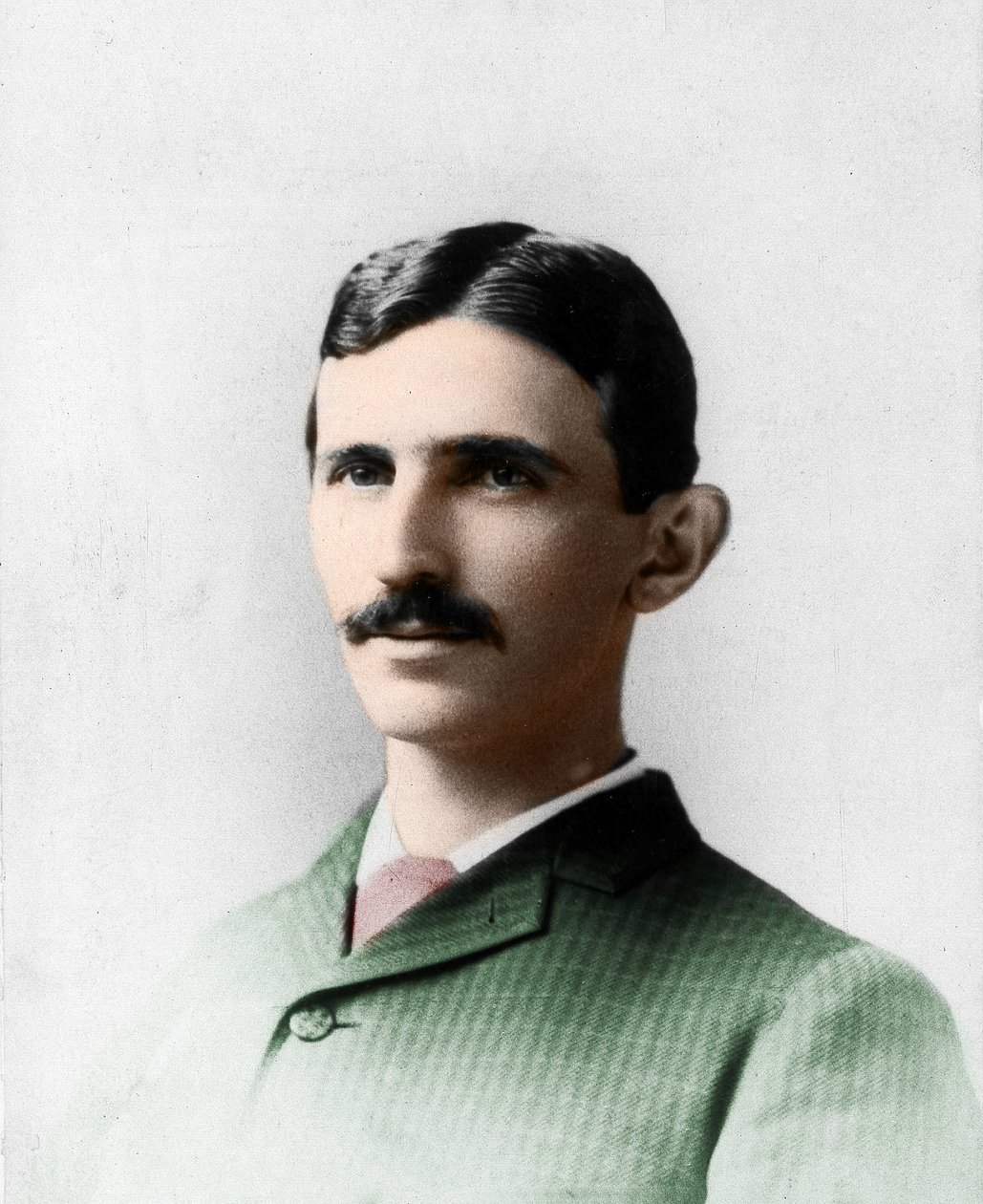 Portrait of Nikola Tesla. Electrical engineer and Croatian physicist ...