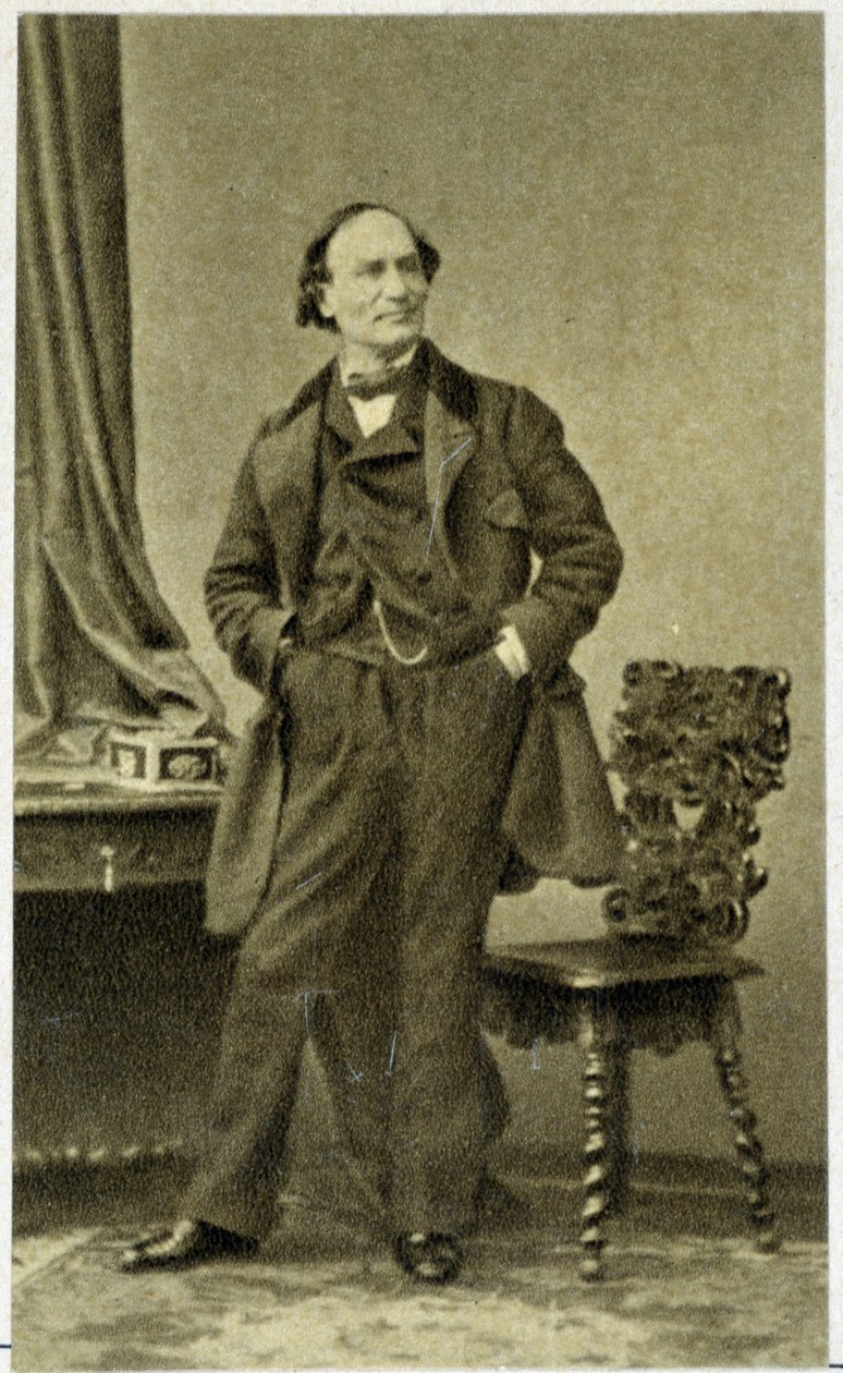 Portrait of Robert Houdin in 1855 (French Magician of the 19th Century) by Unknown photographer