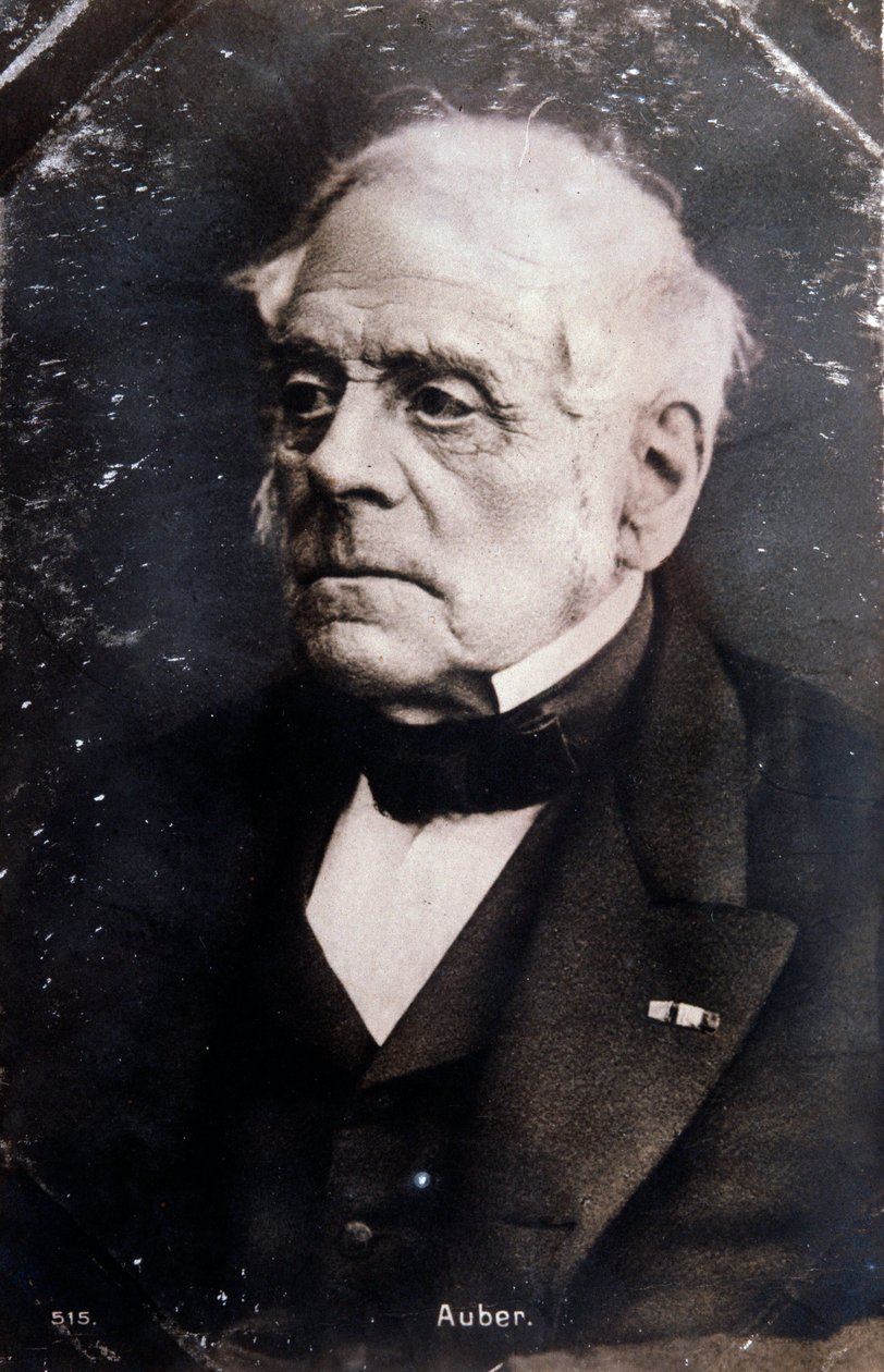 Portrait of English Composer Daniel Francois Esprit Auber (1782-1871) by Unknown photographer