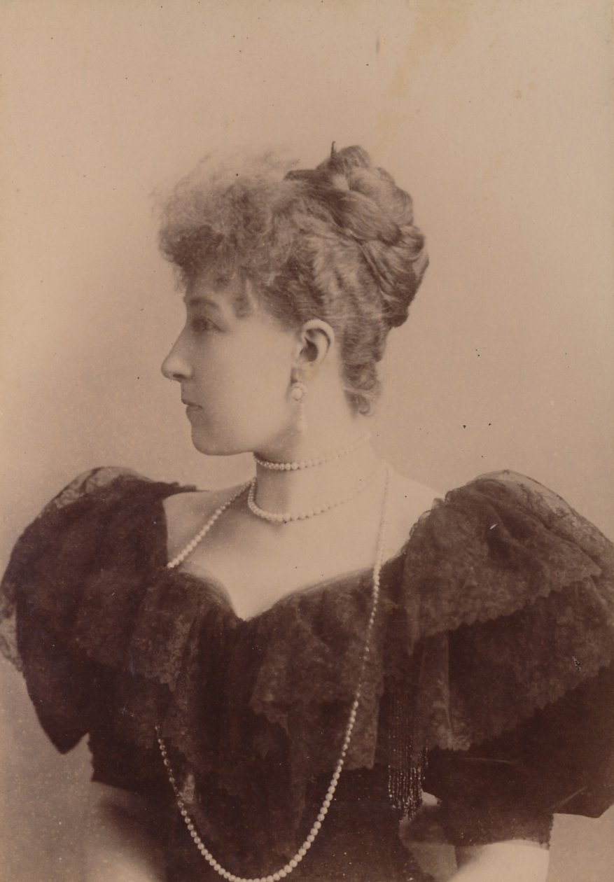 Princess Stéphanie Clotilde Louise Herminie Marie Charlotte of Belgium (21 May 1864 – 23 August 1945) by Unknown photographer
