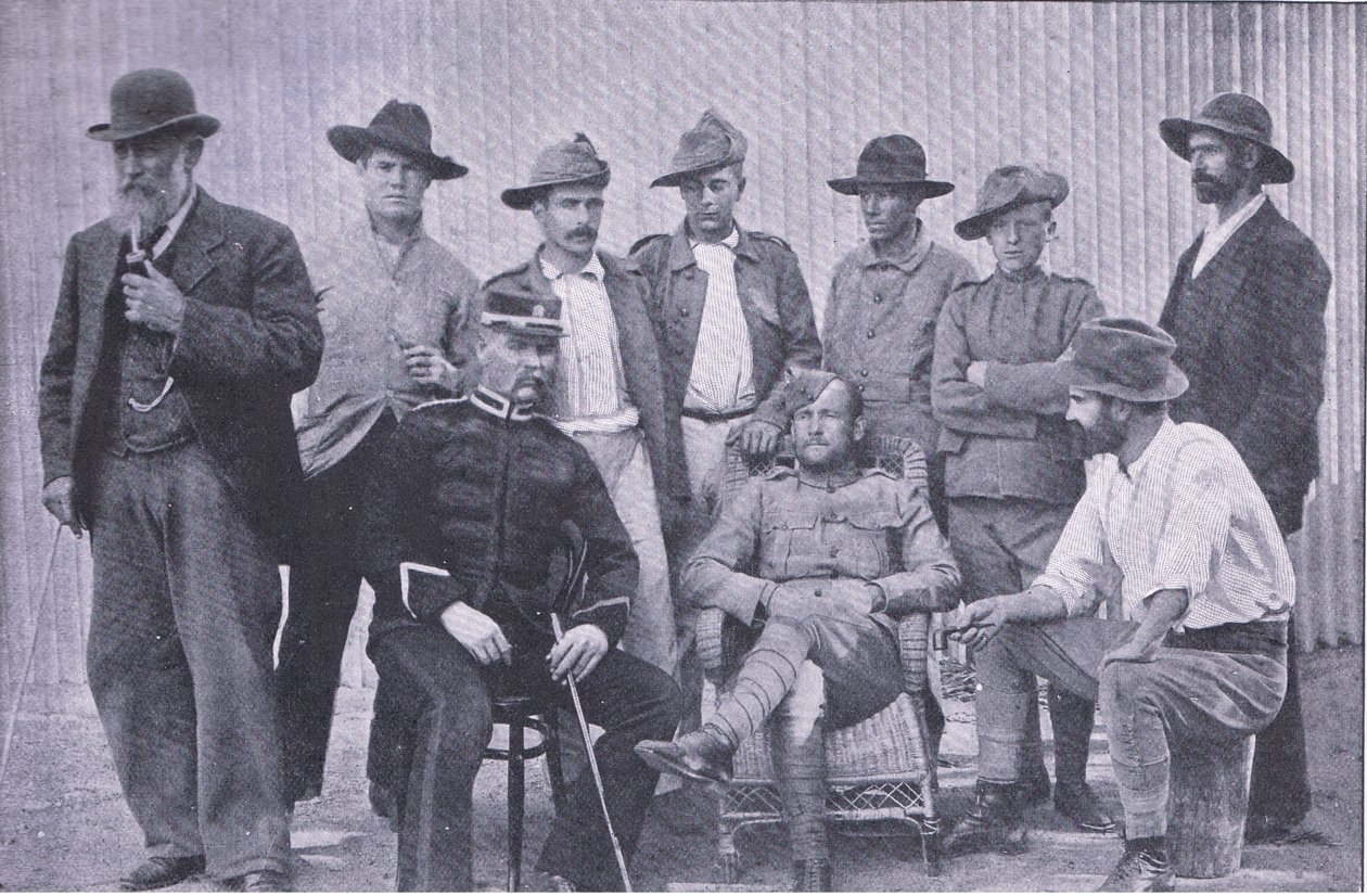 Prisoners in Pietersburg Gaol, Christmas by Unknown photographer