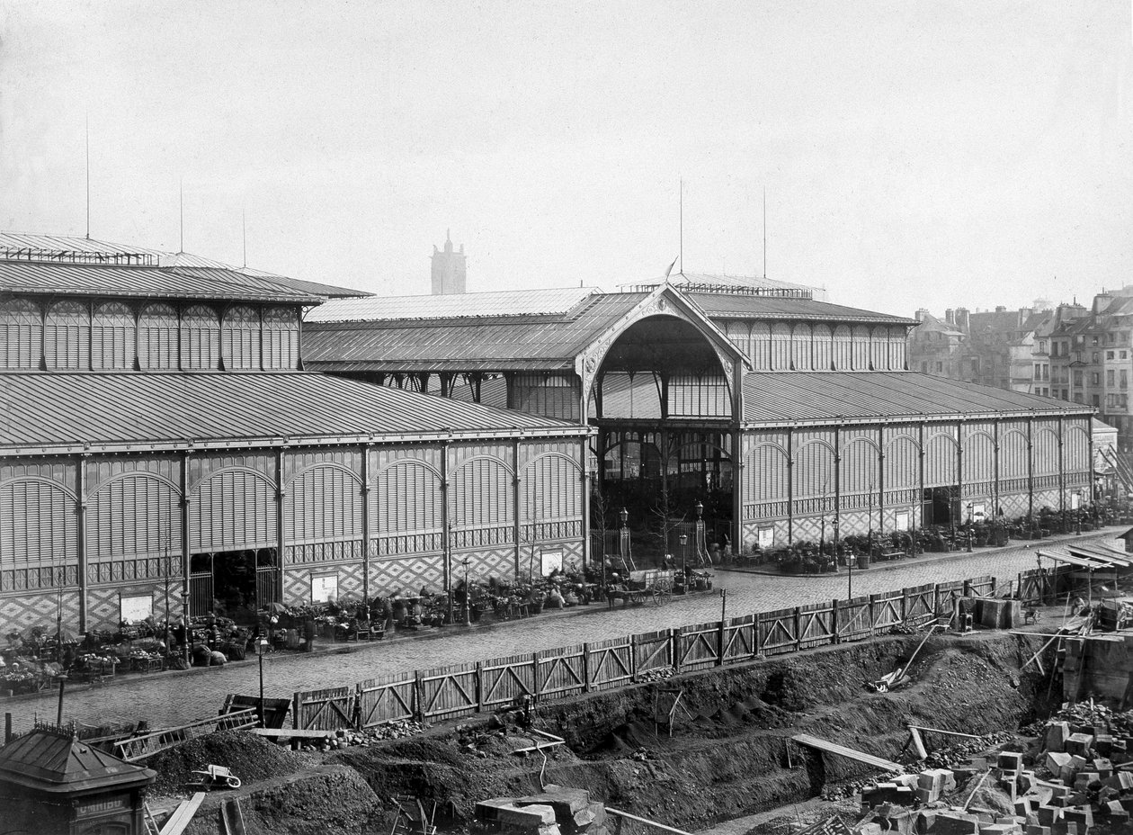 The Central Market of Paris (Balard Pavilions), Late 19th Century by Unknown photographer