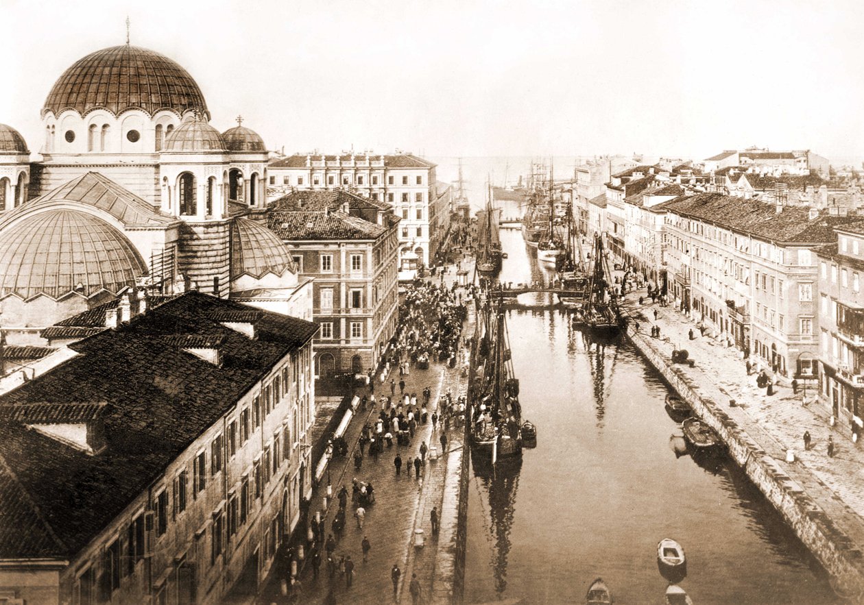 View of the city of Trieste at the end of the 19th century by Unknown photographer