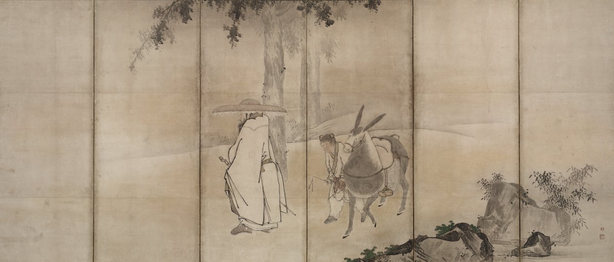 Su Shi So Shoku and Pan Lang Han Ro by Unkoku Tōgan