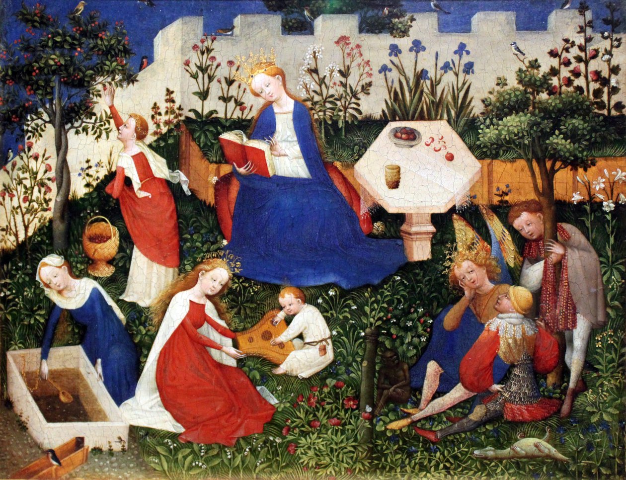 Little Garden of Paradise by Upper Rhenish Master
