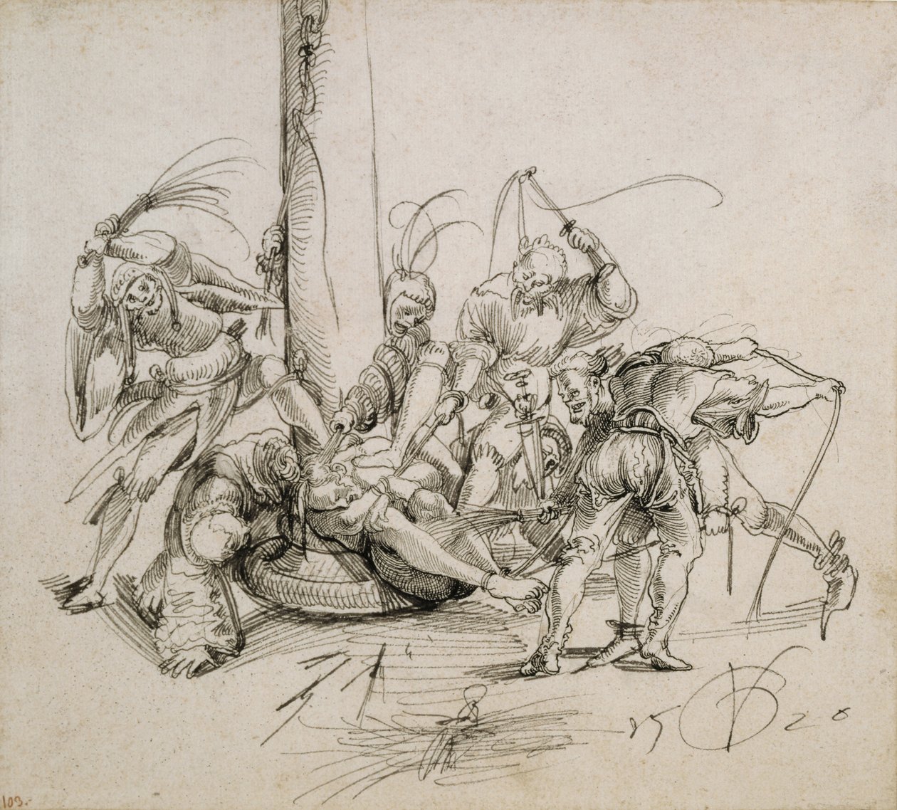 Scourging of Christ by Urs (1485-1528) Graf