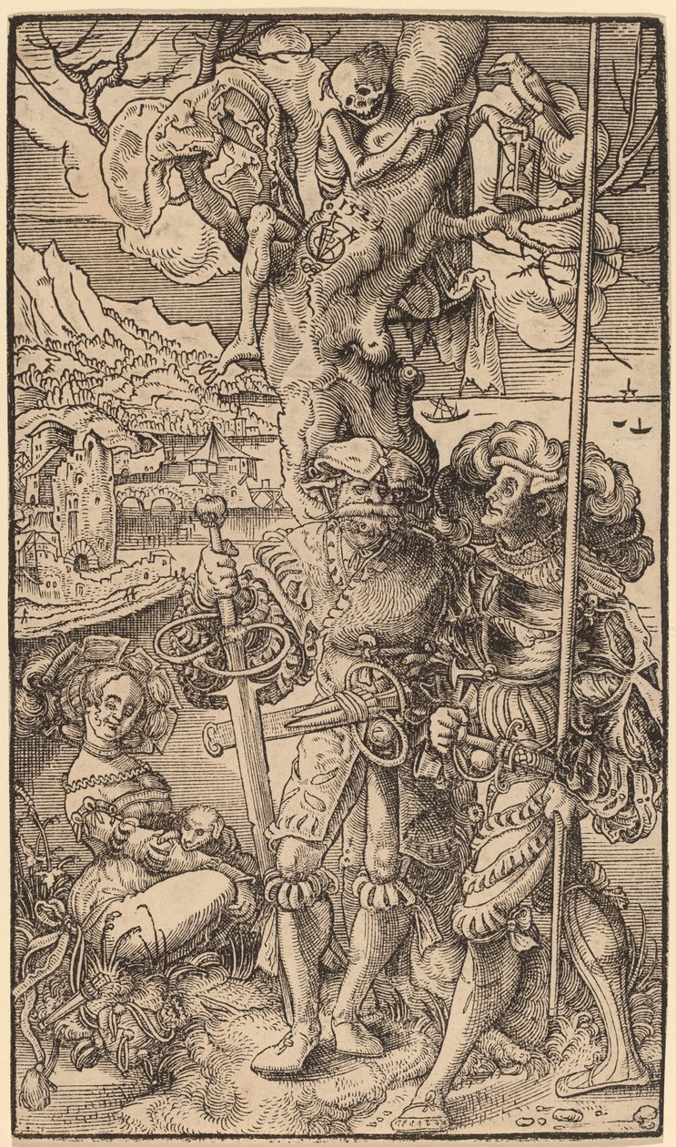 Two Mercenaries and a Woman by Urs Graf I
