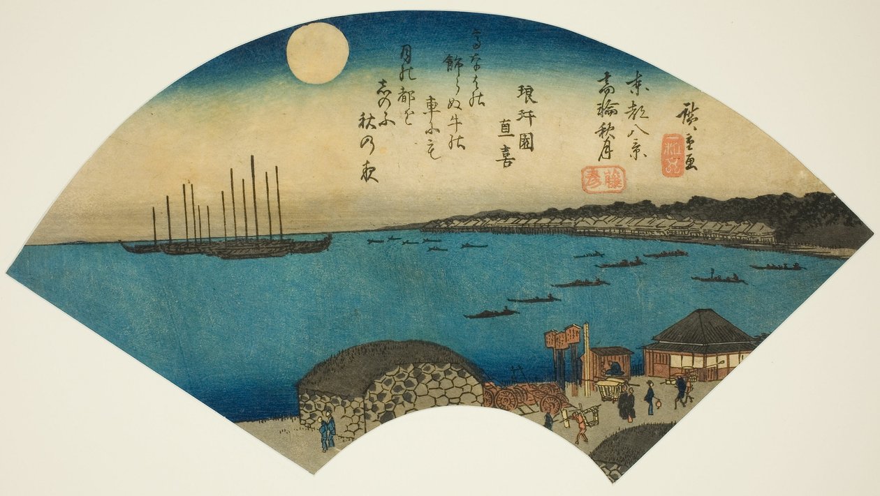 Autumn Moon at Takanawa, from the series 