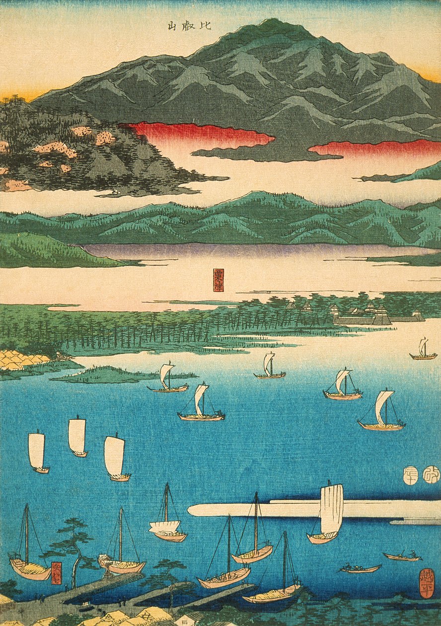 Eight Views of Ōmi by Utagawa Hiroshige
