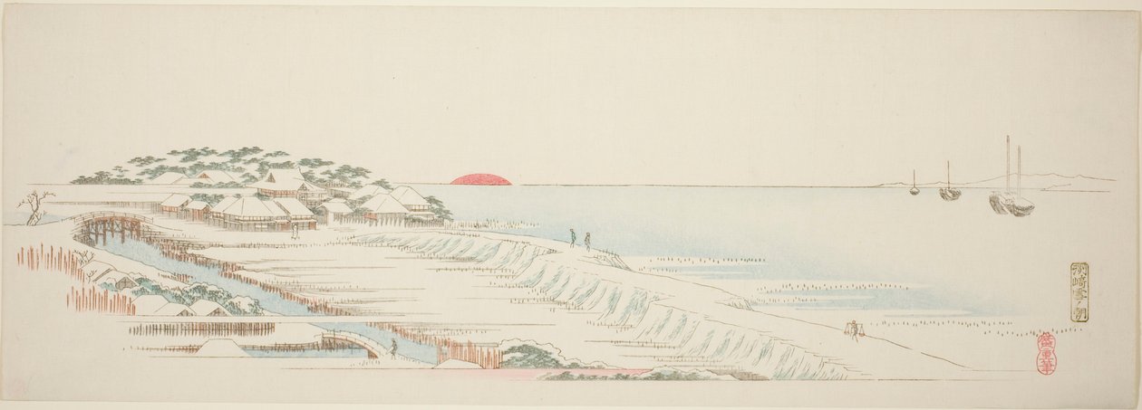 Morning Snow at Susaki, from the series 