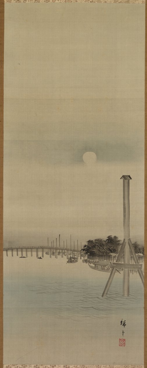 Night Scene on the Sumida River by Utagawa Hiroshige