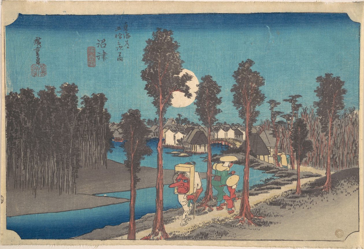 Numazu at Dusk by Utagawa Hiroshige