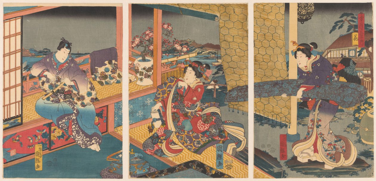 Flowers by Utagawa Kuniteru