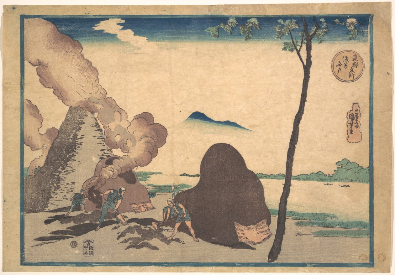 Asakusa Imado by Utagawa Kuniyoshi
