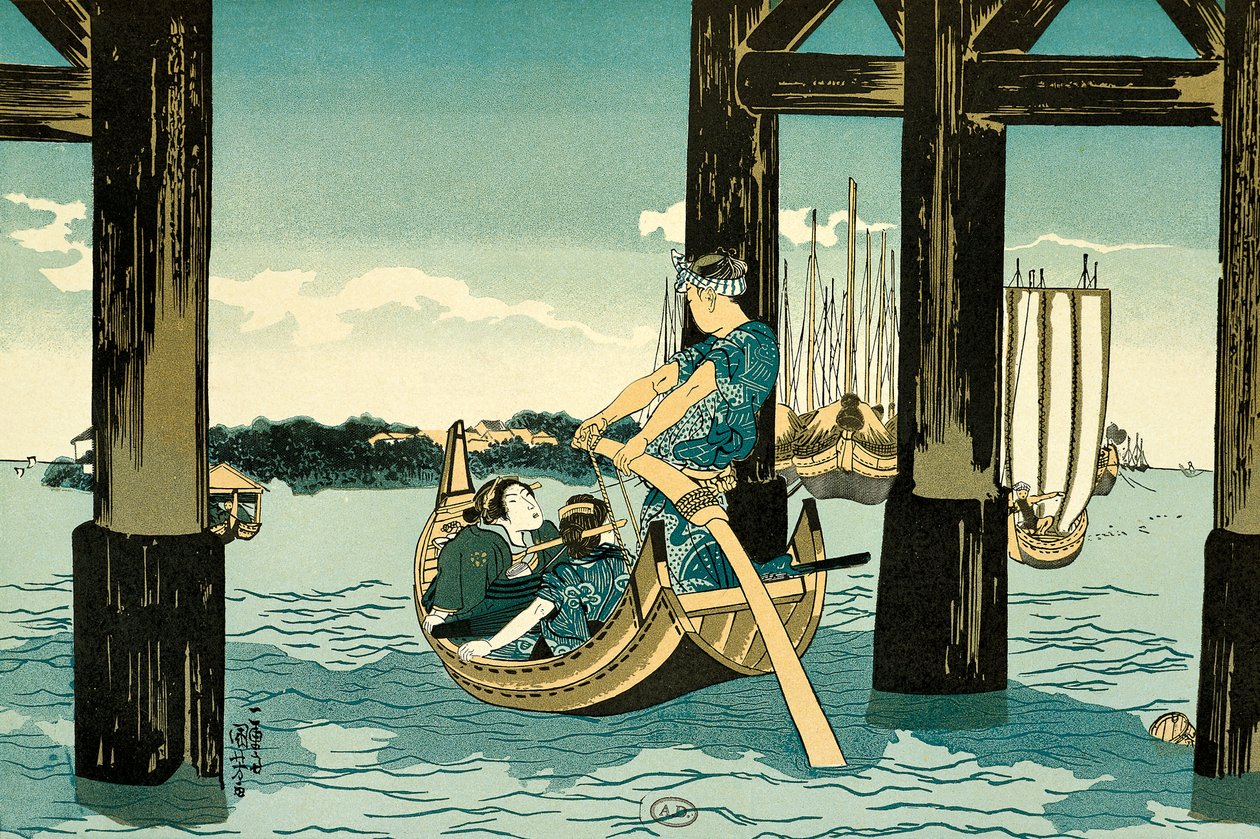 Boat trips by Utagawa Kuniyoshi