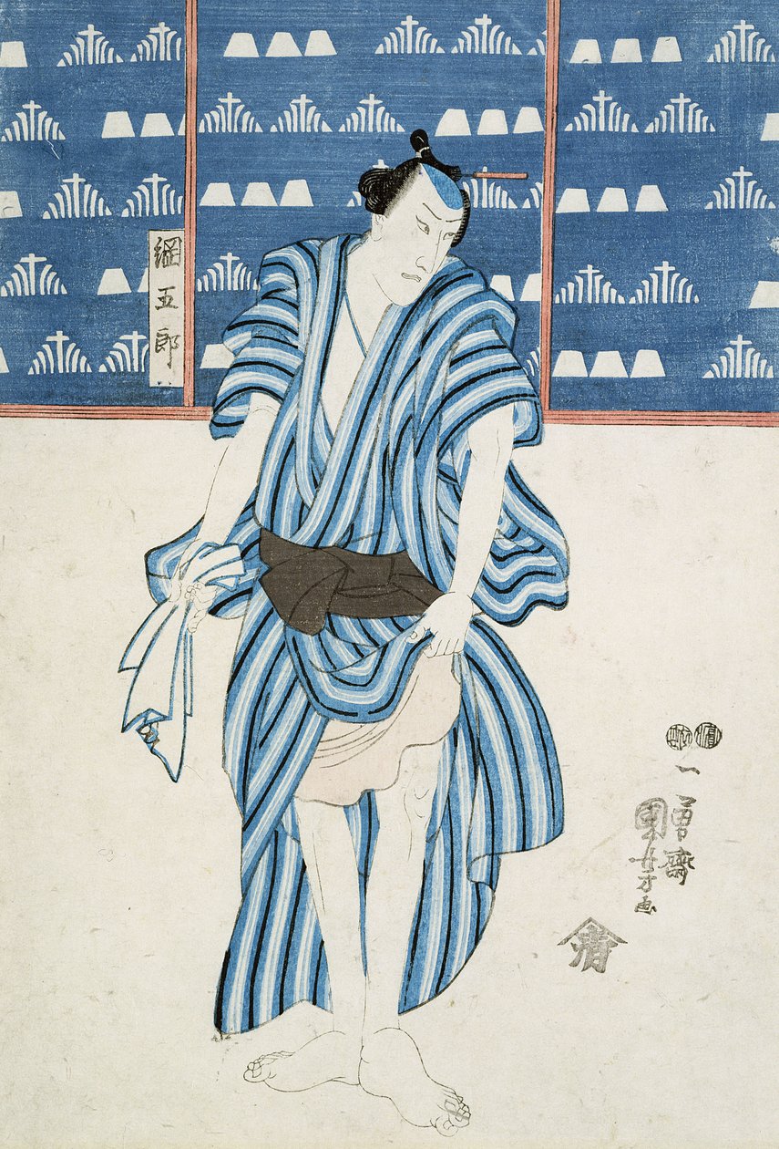 Portrait of Tunagore by Utagawa Kuniyoshi