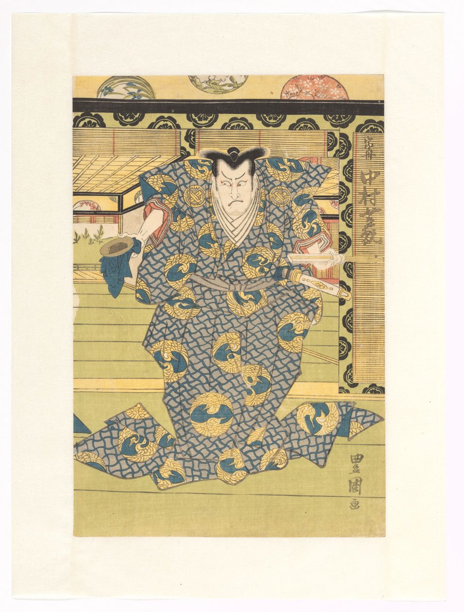 Oguri Shinui, Resembling Fukashichi by Utagawa Toyokuni (I)