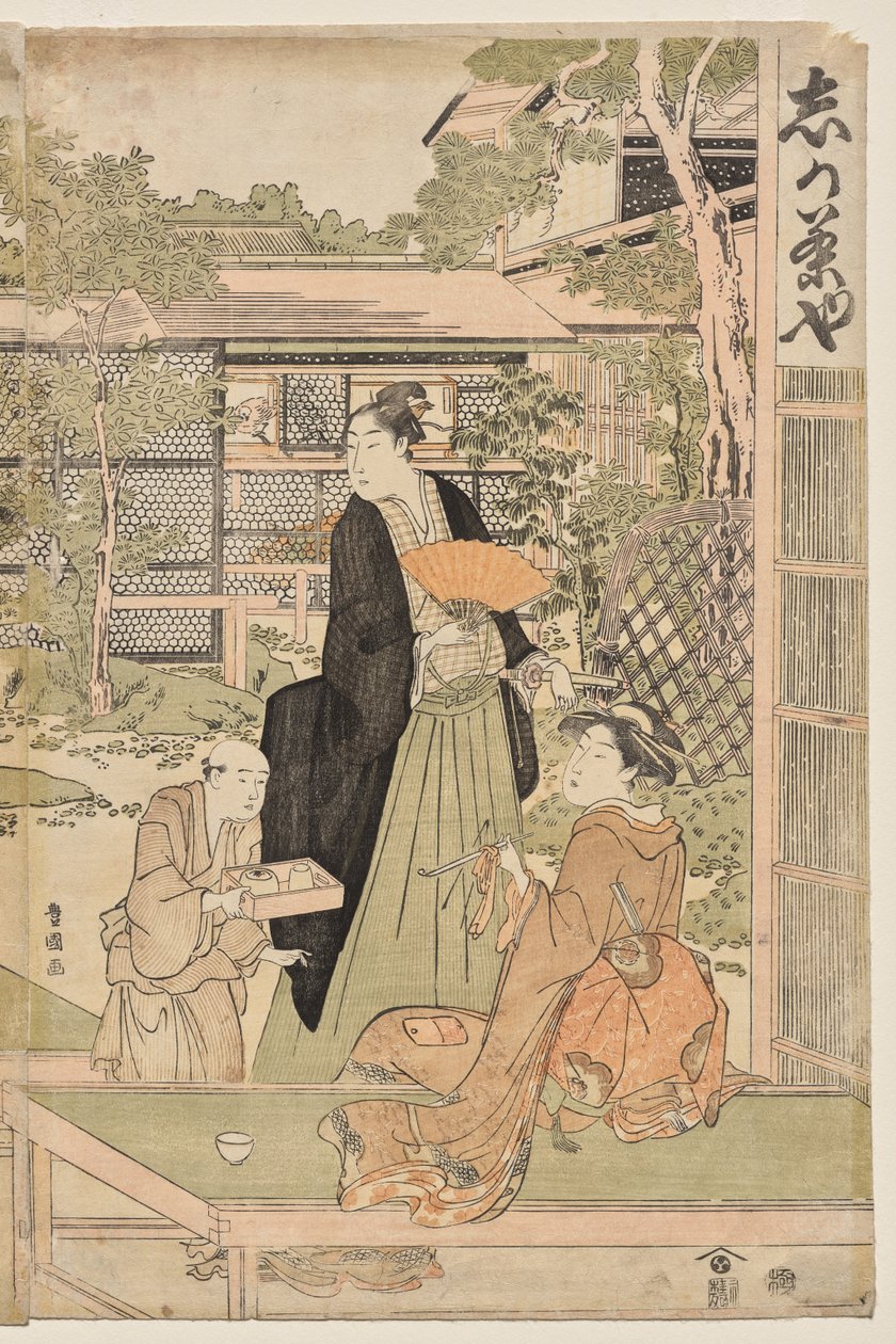 The Shika Teahouse by Utagawa Toyokuni