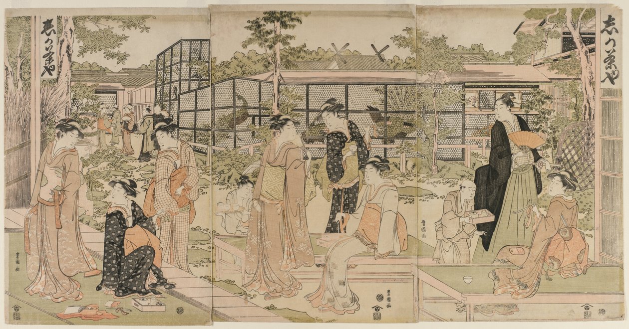 The Shika Teahouse by Utagawa Toyokuni