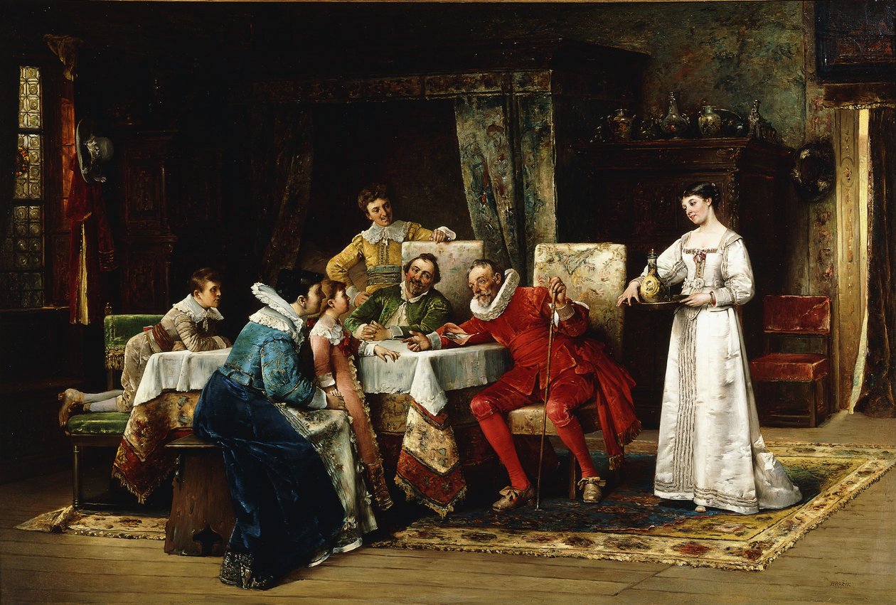 The Visiting Uncle by Vaclav Brozik