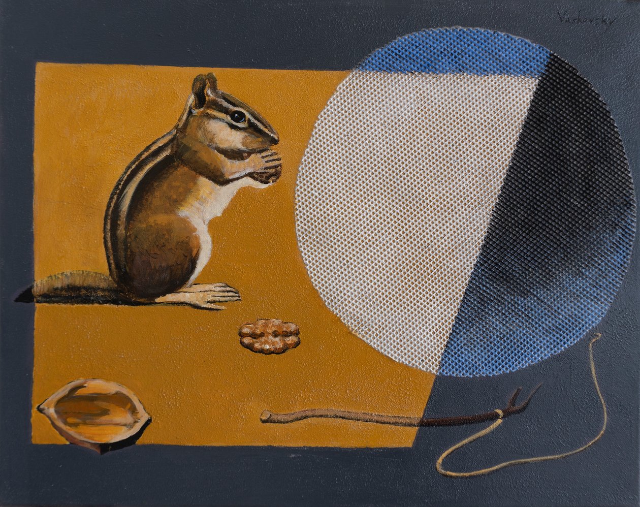 Chipmunk Escape The Trap by Vadym Vaskovsky